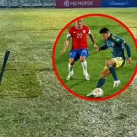 [Video] Partido Chile vs. Colombia podría ser aplazado por pésimo estado de la cancha