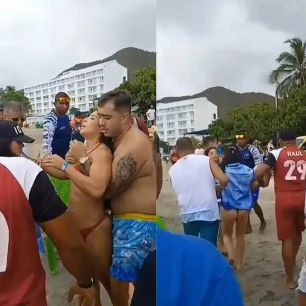 Mujer que se paralizó en un paseo en yate en Santa Marta. 