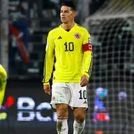 James Rodríguez, frentero con prensa chilena luego del empate: "La cancha estaba mal"