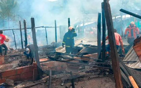La tragedia pudo ser mayor: incendio en sector marginado de Dabeiba