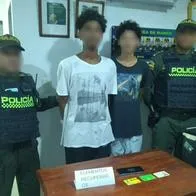 La Policía de Cartagena dio a conocer sobre la captura de 2 presuntos delincuentes de tarjetas de crédito, luego de un plan candado.