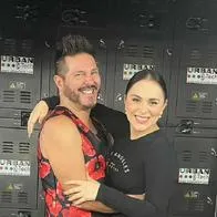 Marcelo Cezán y su esposa, Michell Gutiérrez, en nota sobre parejas famosas que se han casado dos veces o más