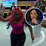 Fotos de Yina Calderón y de Flavia Dos Santos, en nota de que la huilense confesó por qué se fue de 'Hablando claro' (RCN)