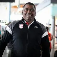 Hubert Bodhert, director técnico de Santa Fe, quien habló de dos lesionados del club en el partido contra Boyacá Chicó