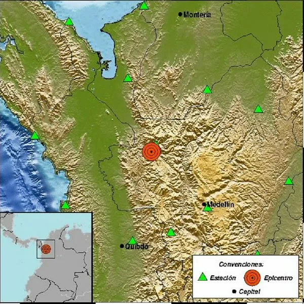 Temblor hoy: en dónde fueron los epicentros y magnitud de 3 sismos en Colombia
