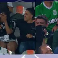 'Kiss cam' dejó a más de uno mal parqueado en el Atanasio Girardot en juego de Atlético Nacional.
