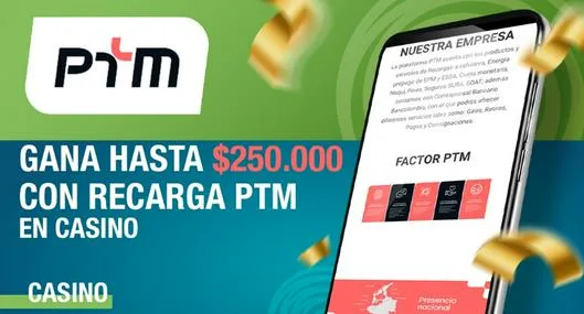 Conoce los casinos de Colombia que aceptan pagos con PTM