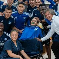 Miguel Ángel, fan de Millonarios nominado al The Best, su madre agradeció nominación.
