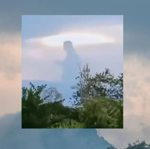 Nubes formaron extraña forma; algunos dicen que se trataba de Jesús (Hay video)