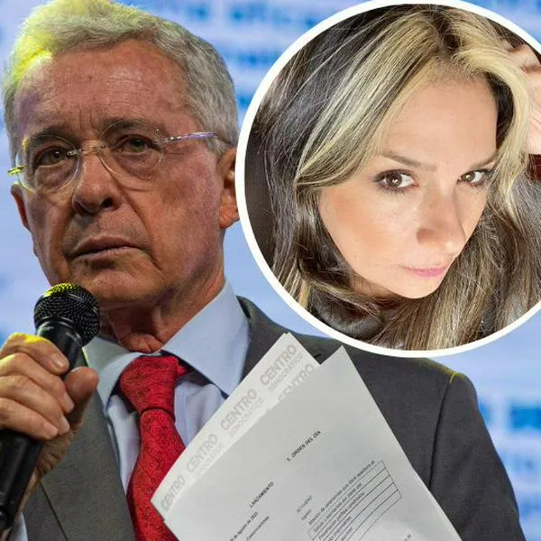 Álvaro Uribe yVicky Dávila, en nota de qué dijo el expresidente de Colombia por pancartas contra ella y qué afirmó la periodista de Gustavo Petro.