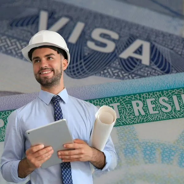 Ingeniero y visa americana, en nota sobre cuál es la visa de Estados Unidos para profesionales