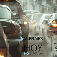 'Hoy no circula' de la Cdmx y Edomex para viernes 15 de septiembre.