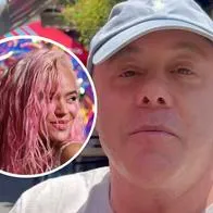 Fotos de Jorge Rausch y de Karol G, en nota de que al jurado de 'Masterchef', por foto joven lo comparan con novio de la cantante.