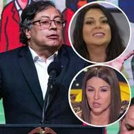 Fotos de Gustavo Petro, de Marbelle y de Amparo Grisales, en nota de que la cantante trató de borrachito al presidente, que enredó a fans de Yo me llamo.