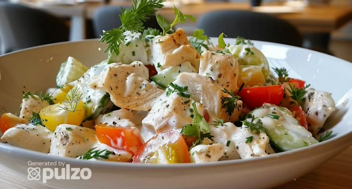 Receta con pasos de cómo hacer ensalada de pollo con yogur en casa. Encuentre los ingredientes completos para que quede deliciosa.