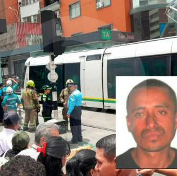 En Medicina Legal buscan a los familiares del hombre que murió arrollado por el tranvía en el centro de Medellín.