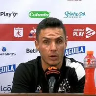 Lucas González, técnico del América, se mostró contento por victoria pero se quejó del calendario.