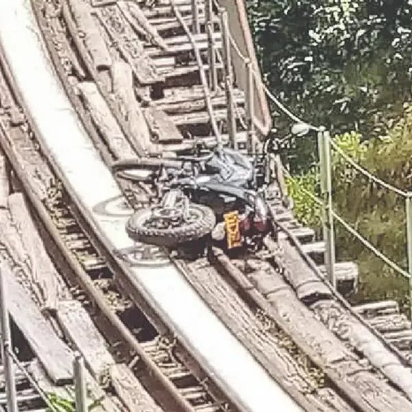 Turista de Pakistán murió en Amagá, Antioquia, al caer de unos antiguos rieles del tren