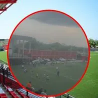 Hinchas robaron y agredieron a equipo juvenil bogotano que disputó partido en Barranquilla.
