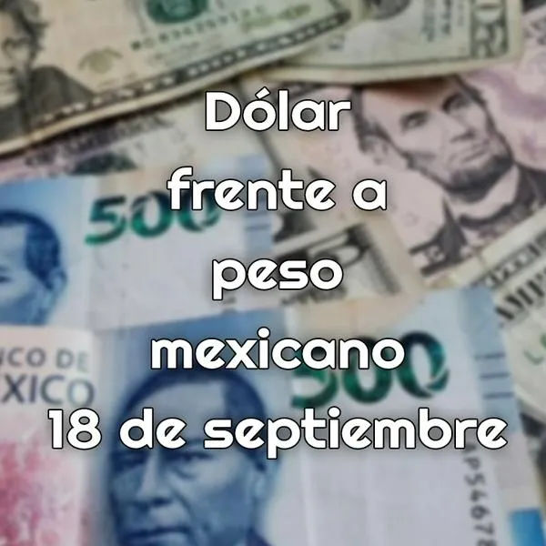 Precio del dólar 18 de septiembre