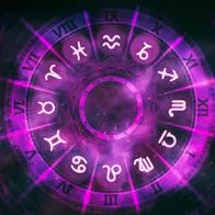 Horoscope background digital illustration.