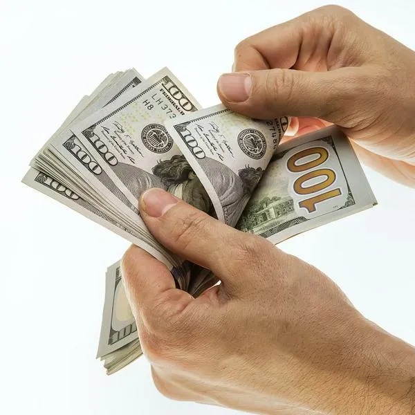 US Dollar isolated on a white background