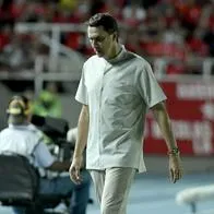 Cesar Camargo, presidente de Deportes Tolima, se sinceró sobre la no llegada de Alexandre Guimarães y la contratación de David Gonzáles como técnico.