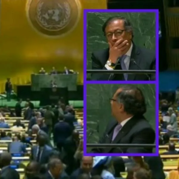Gustavo Petro tuvo que pedir que pusieran el orden en la ONU antes de su intervención, pues en el recinto había una guachafita. 