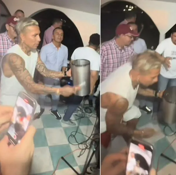 Dayro Moreno festejó su cumpleaños a ritmo de vallenato y mostró dotes con la guacharaca.