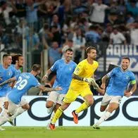Arquero de la Lazio anotó de cabeza al último minuto en partido ante Atlético de Madrid en Champions League.