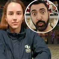 Fotos de Érika Zapata y de Iván Marín, en nota de que la periodista de Noticias Caracol le contestó al comediante por hablar de ella.