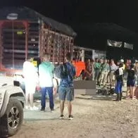 Lugar del accidente en que murió niña de 3 años.