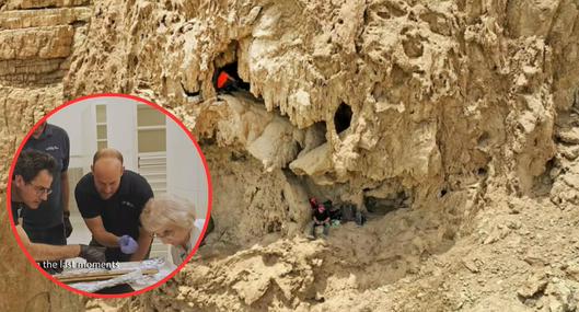 Encontraron espadas de hace 1.900 años en una cueva del Mar Muerto