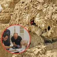 Encontraron espadas de hace 1.900 años en una cueva del Mar Muerto