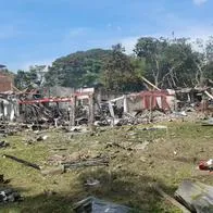 Paredes caídas y ventanas rotas: Este es el desalentador panorama tras atentado en Timba, Cauca
