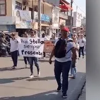 Homenaje a Luz Estela Balanta, docente que falleció en atentado en Timba.