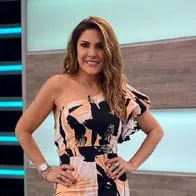 Ana Karina Soto, en nota sobre que se le rompió el zapato en medio de programa de RCN