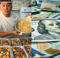 Colombiano vende salchipapas en Estados Unidos, revela cuánto dinero gana (en dólares) con su sencillo negocio y animó a muchos a migrar.