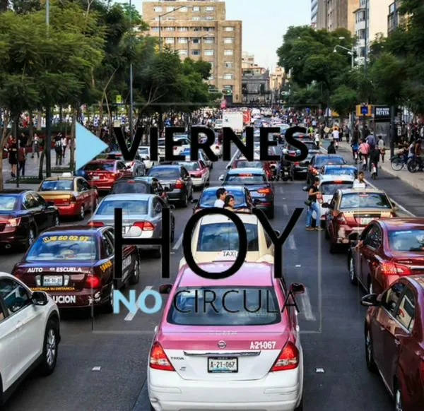 'Hoy no circula' de la Cdmx y Edomex para este viernes 22 de septiembre