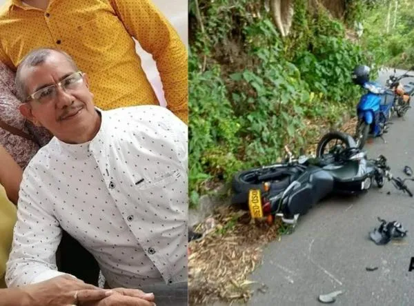 ¡Luto en el Tolima por la trágica muerte de don Edgar! Iba en su moto, chocó y falleció