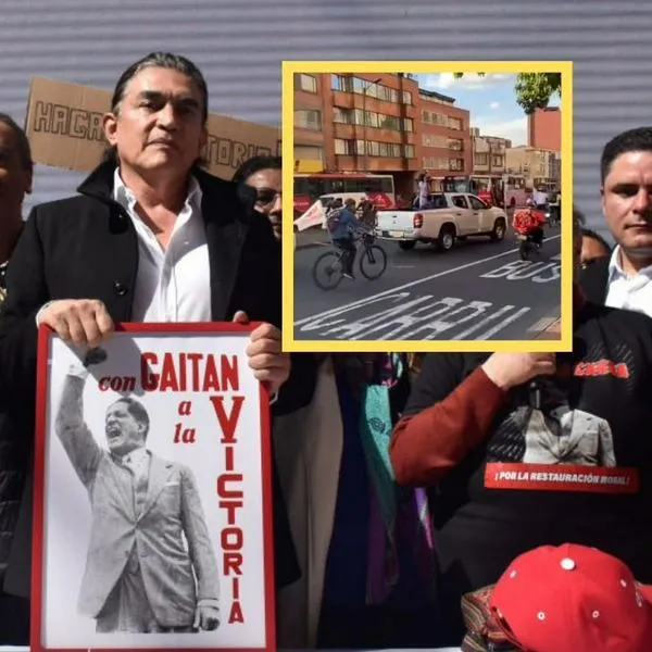 Campaña de Gustavo Bolívar evadió Día sin carro en Bogotá e insultó a peatones 