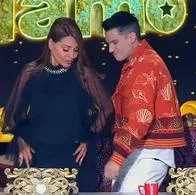 Amparo Grisales terminó perreando con Pipe Bueno en vivo durante 'Yo me llamo'.