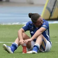 Imagen ilustrativa de una jugadora del fútbol colombiano, a propósito de las irregularidades en contratación de futbolistas en la liga femenina.