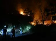 Invasores de tierras estarían detrás de incendio forestal en Cali
