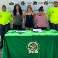 Las detenidas conocidas como ‘la Mona retrechera’, ‘la Crespa’ y ‘la Kiria’. Drogaban a extranjeros.