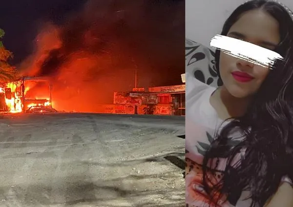 Marcela Perea Fernández, la víctima de accidente en Santa Marta. Bus que la atropelló fue quemado.