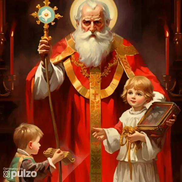 San Nicolás de Bari es el santo patrón de los niños en la religión católica, es ampliamente conocido por su amor a los niños. Pida por su cuidado y protección.