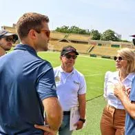 El estadio Jaime Morón de Cartagena recibió su segunda visita de inspección por parte de la Fifa para poder albergar el Mundial Femenino Sub-20 de 2024.