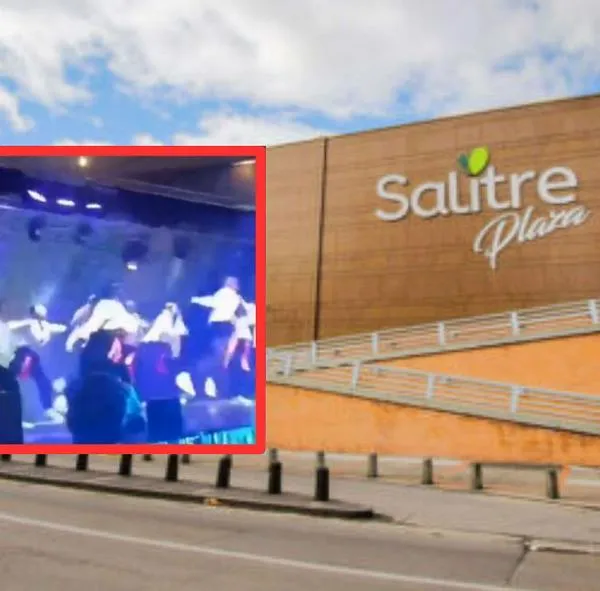 En el centro comercial Salitre Plaza de Bogotá se registró un accidente durante la presentación de un grupo de bailares y dejó tres heridos.