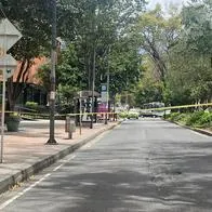 ¡Atención!: Unidad de explosivos hace verificación de una bicicleta frente al C.C. Andino 